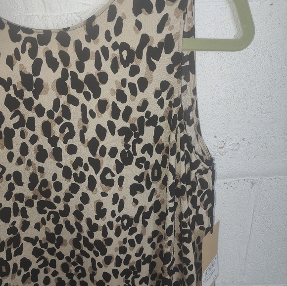 NWT $59 Halogen Leopard Print Dress - Picture 4 of 13